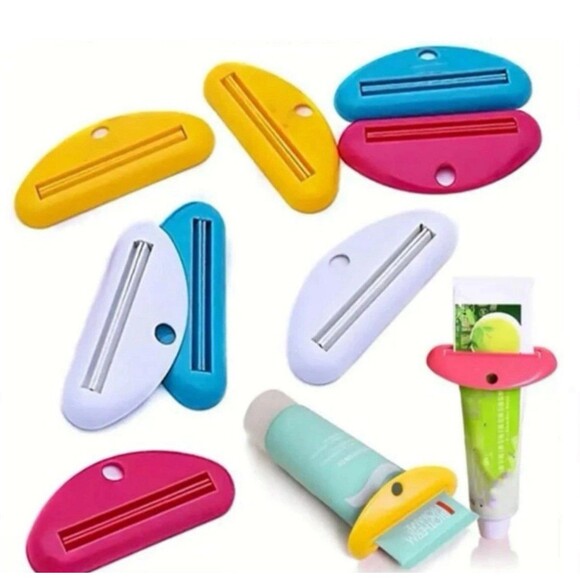 Manual toothpaste squeezer (2 piece set - white) - Picture 4 of 6